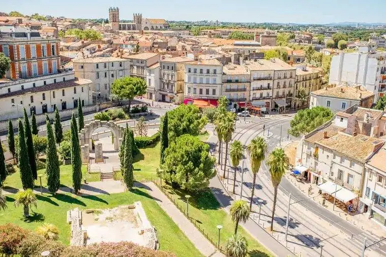 Vue de Montpellier, ville du centre de formation Doulam
