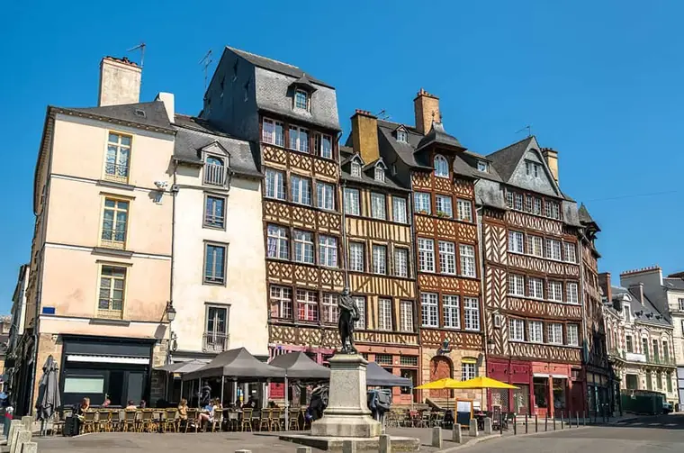 Vue de Rennes, ville du centre de formation Doulam